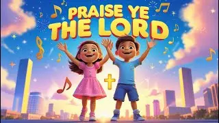 Praise Ye The Lord | Christian Song for Kids | Bible Worship Fun & Learning