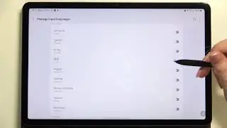 How to Change Keyboard Language in SAMSUNG Galaxy Tab S8 &ndash; Language Layout