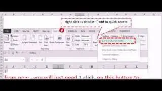 how to make the spreadsheet from right to left by using one click