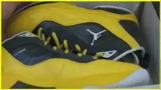JORDAN MELO M8 - ANTHRACITE/WHITE - VARSITY MAIZE