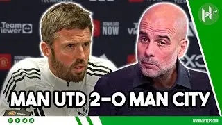 LIVE | Man Utd 2-0 Man City | Michael Carrick & Pep Guardiola