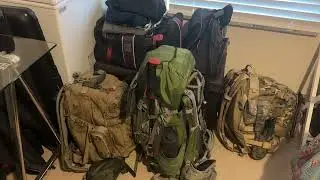 Bug-Out Bags Staged and Ready for Winter Storm in South Carolina 