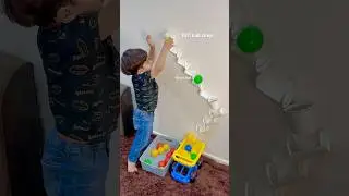 DIY paper cup ball drop #DIYKidsActivity #CraftsForKids #MomsWhoCreate #FunCraftsForKids #Creative