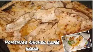 Ricetta del kebab di pollo fatto in casa/Homemade chicken doner kebab recipe👌@fusionedeisapori