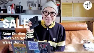 セールに優勝しまくりで怖いです【Acne Studios・Dries Van Noten・Wales Bonner】