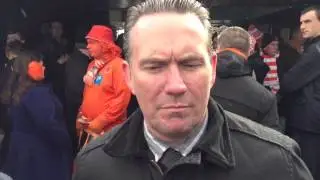 Blackpool FC supporters protest against Oyston
