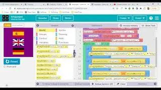 Play Speech in Different Languages in Game Lab on Code.org