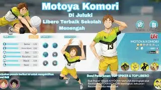 REVIEW CHARACTER MOTOYA KOMORI LIBERO TERBAIK SEKOLAH MENENGAH | HAIKYUU 