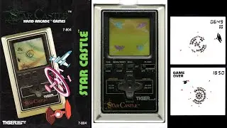 Tiger Star Castle handheld LCD electronic game from 1982