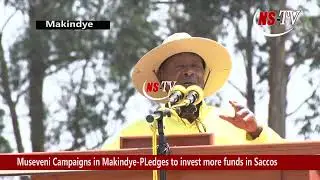 Museveni Campaigns in Makindye, Plegdes to invest more funds in Saccos