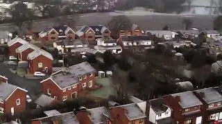 Quick Winter Quadcopter Cam view over Wincham