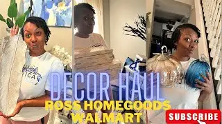 MAJOR DECOR HALL/ GLUE GUN REVIEW/ROSS&bull;HOMEGOODS &bull;WALMART #decor #falldecor #fall #haulvideo #haul