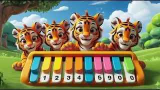 Four Little Tigers Song