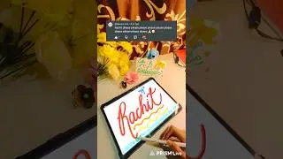 Digital Calligraphy Art ❤️|#shorts#art#digitalart#nameartvideos#❤️