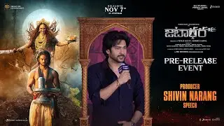 JATADHARA | Shivin Narang Speech | GRAND PRE RELEASE EVENT | In Cinemas 7 Nov