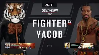 EA SPORTS UFC 4 LION VS TIGER KO create a fighter MMA