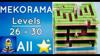 Mekorama - Gameplay Walkthrough - Levels 26 - 30 | All Hidden Stars🌟| Mekorama update | Wild Me