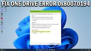 How To Fix OneDrive Error 0x80070194, the Cloud File Provider Exited Unexpectedly - Easy Fix