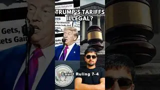 Court Rules Trump&rsquo;s Global Tariffs Illegal | Canada&rsquo;s Economy Hit by 1.6% #youtubeshorts