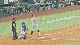 Aaron Judge New York Yankees ondeck routine 3rd at bat vs Hoby Milner 8/6/25