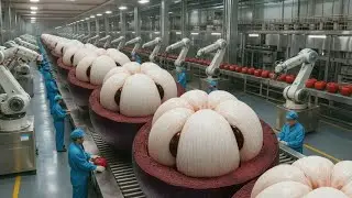 Inside a Fresh Mangosteen Processing Plant: From Harvesting Whole Mangosteens Jam (Full Process)