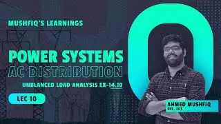 AC Distribution: Unbalanced Load Analysis with Balanced Supply | Example 14.10 from VK Mehta
