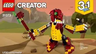 Lego Building Instructions 31073   Creator    Mythical Creatures 3 3   2018