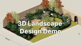 Creating a landscape design in 3D with Arcadium for Free