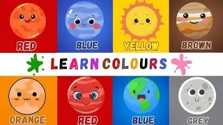 🎨ЦВЕТОВАЯ ПЕСНЯ ПЛАНЕТЫ🖌️Цвета планет Солнечной системы 🔴 Поющие планеты 🟠 Солнце 🟡 Меркурий 🟢Вен...