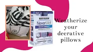 HOW TO MAKE DECORATIVE PILLOWS OUTDOOR WATERPROOF PILLOWS