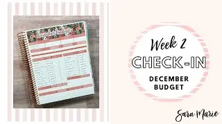 So MUCH Spending! | Week 2 Check In | December 2021 Budget | Sara Marie Stickers | EC Monthly |