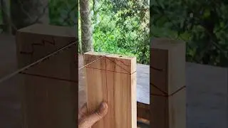Great technique to fix wood defects for a strong connection #woodworking #diytips #short