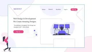 Adobe XD Landing Page Design Tutorial part1