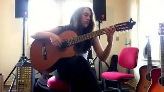Yamaha CGX122MCC classical guitar demo