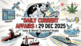 Daily Current Affairs | 29 Dec 2025 | India & World Explained Simply | UPSC, PCS