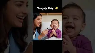 Naughty Baby 🤣 #shorts #funny #viral #funnyshorts
