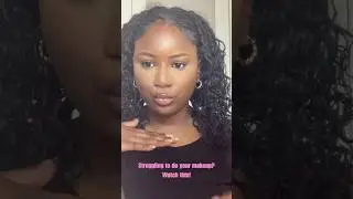 Beginners full glam makeup tutorial. Black girl friendly 💖 #makeuptutorial #fullglammakeup #makeup