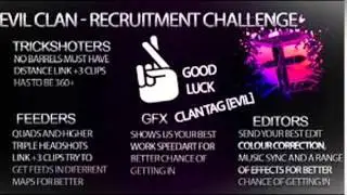 Itz EviL Clan Recruitment Challenge