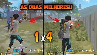 JOGANDO COM AS DUAS MELHORES ARMA DE 1 TIRO NA RANQUEADA SOLO VS SQUAD!!