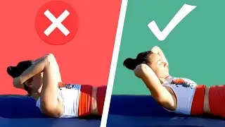 🤸&zwj;♂️ C&oacute;mo hacer ABDOMINALES SIN DOLOR en el cuello 👉 RELAJA el cuello y Trabaja M&Aacute;S tu abdomen