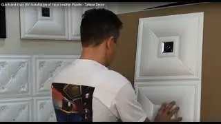 How to Install Leather Panels - Talissa Decor
