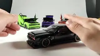 1:32 Dodge Challenger SRT Hellcat Redeye V8 Alloy Metal Diecast Model American Muscle Sports Car
