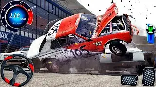 Stocks Car Crash Beam Racing Simulator - Real Extreme Derby Car Driving 3D - PC GamePlay #2