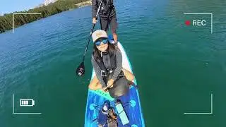 Paddle boarding at Two Jack Lake