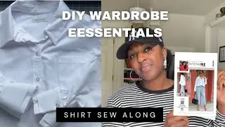 SHIRT SEW ALONG - KNOW ME #ME2052 || DIY WARDROBE ESSENTIALS #sewing #fashion #wardrobeessentials