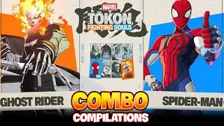 MARVEL Tōkon Fighting Souls ▰ SPIDERMAN AND GHOST RIDER COMBOS ARE INSANE