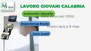 Lavoro Giovani Calabria: tirocini per under 35
