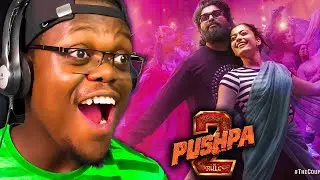 Angaaron The Couple Song Lyrical REACTION!!!