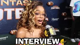Marsai Martin Talks Savage X Fenty Fashion Show and Fantasy Football At The LA Premiere
