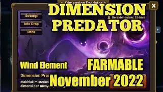 DIMENSION PREDATOR NOVEMBER 2022 FARMABLE TEAM | STC Channel